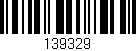 Código de barras (EAN, GTIN, SKU, ISBN): '139329'