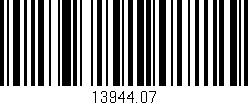 Código de barras (EAN, GTIN, SKU, ISBN): '13944.07'