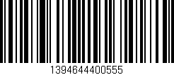 Código de barras (EAN, GTIN, SKU, ISBN): '1394644400555'
