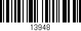 Código de barras (EAN, GTIN, SKU, ISBN): '13948'