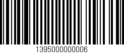 Código de barras (EAN, GTIN, SKU, ISBN): '1395000000006'
