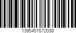 Código de barras (EAN, GTIN, SKU, ISBN): '1395451572039'