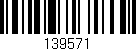 Código de barras (EAN, GTIN, SKU, ISBN): '139571'