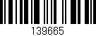 Código de barras (EAN, GTIN, SKU, ISBN): '139665'