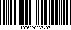 Código de barras (EAN, GTIN, SKU, ISBN): '1396920067407'