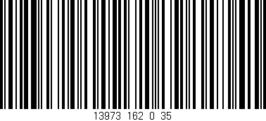 Código de barras (EAN, GTIN, SKU, ISBN): '13973_162_0_35'