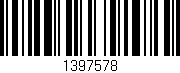 Código de barras (EAN, GTIN, SKU, ISBN): '1397578'
