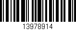Código de barras (EAN, GTIN, SKU, ISBN): '13978914'