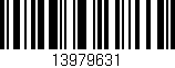 Código de barras (EAN, GTIN, SKU, ISBN): '13979631'