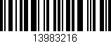 Código de barras (EAN, GTIN, SKU, ISBN): '13983216'