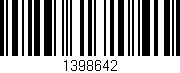 Código de barras (EAN, GTIN, SKU, ISBN): '1398642'