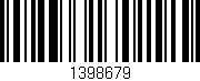 Código de barras (EAN, GTIN, SKU, ISBN): '1398679'