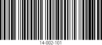 Código de barras (EAN, GTIN, SKU, ISBN): '14-002-101'