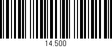 Código de barras (EAN, GTIN, SKU, ISBN): '14.500'
