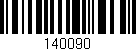 Código de barras (EAN, GTIN, SKU, ISBN): '140090'