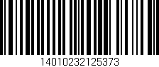Código de barras (EAN, GTIN, SKU, ISBN): '14010232125373'