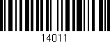 Código de barras (EAN, GTIN, SKU, ISBN): '14011'