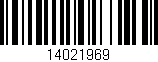 Código de barras (EAN, GTIN, SKU, ISBN): '14021969'
