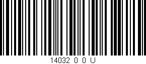 Código de barras (EAN, GTIN, SKU, ISBN): '14032_0_0_U'