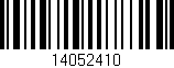 Código de barras (EAN, GTIN, SKU, ISBN): '14052410'