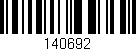 Código de barras (EAN, GTIN, SKU, ISBN): '140692'
