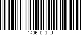 Código de barras (EAN, GTIN, SKU, ISBN): '1406_0_0_U'