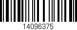 Código de barras (EAN, GTIN, SKU, ISBN): '14096375'