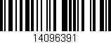 Código de barras (EAN, GTIN, SKU, ISBN): '14096391'