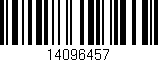 Código de barras (EAN, GTIN, SKU, ISBN): '14096457'