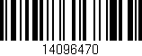 Código de barras (EAN, GTIN, SKU, ISBN): '14096470'
