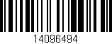 Código de barras (EAN, GTIN, SKU, ISBN): '14096494'