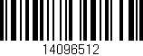 Código de barras (EAN, GTIN, SKU, ISBN): '14096512'