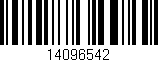 Código de barras (EAN, GTIN, SKU, ISBN): '14096542'