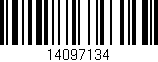 Código de barras (EAN, GTIN, SKU, ISBN): '14097134'