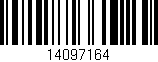 Código de barras (EAN, GTIN, SKU, ISBN): '14097164'