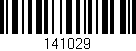 Código de barras (EAN, GTIN, SKU, ISBN): '141029'