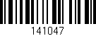 Código de barras (EAN, GTIN, SKU, ISBN): '141047'