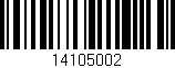 Código de barras (EAN, GTIN, SKU, ISBN): '14105002'