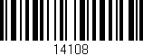 Código de barras (EAN, GTIN, SKU, ISBN): '14108'