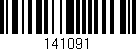Código de barras (EAN, GTIN, SKU, ISBN): '141091'
