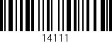 Código de barras (EAN, GTIN, SKU, ISBN): '14111'