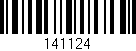 Código de barras (EAN, GTIN, SKU, ISBN): '141124'