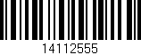 Código de barras (EAN, GTIN, SKU, ISBN): '14112555'