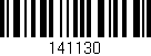 Código de barras (EAN, GTIN, SKU, ISBN): '141130'
