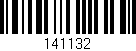 Código de barras (EAN, GTIN, SKU, ISBN): '141132'