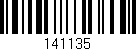 Código de barras (EAN, GTIN, SKU, ISBN): '141135'