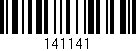 Código de barras (EAN, GTIN, SKU, ISBN): '141141'