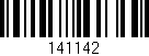 Código de barras (EAN, GTIN, SKU, ISBN): '141142'