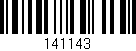 Código de barras (EAN, GTIN, SKU, ISBN): '141143'