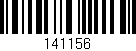 Código de barras (EAN, GTIN, SKU, ISBN): '141156'